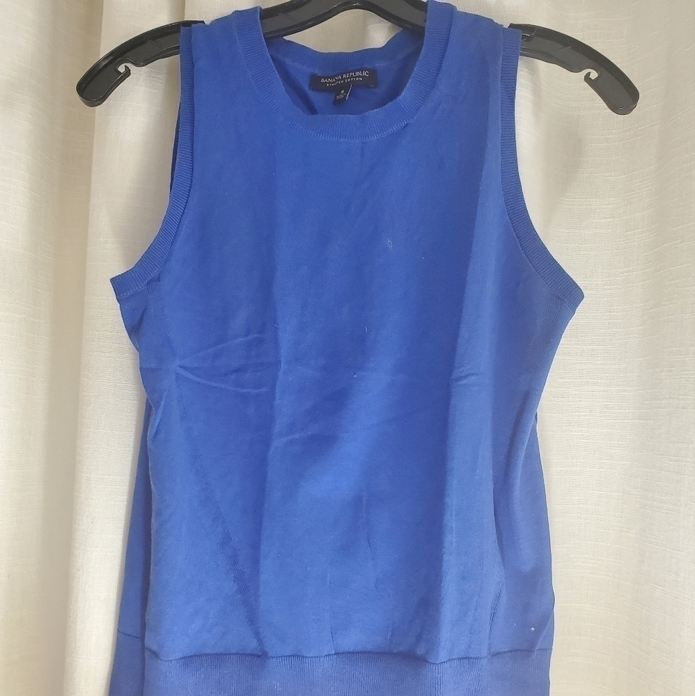 Banana Republic Blue Knit Tank